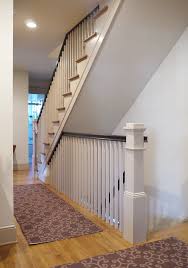 finished basement staircase railings