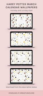 I tried a few on my desktop and it was so cool! Emma S Studyblr March Harry Potter Desktop Wallpapers Here Are