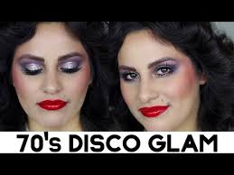 grwm 70 s disco glam makeup you