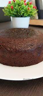 eggless chocolate cake recipe desert