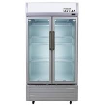 Premium Levella 21 Cu Ft 2 Door Commercial Refrigerator With Glass Display