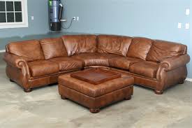 stickley audi leather sectional sofa