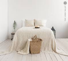 Royal Fl Linen King Size Bedspread