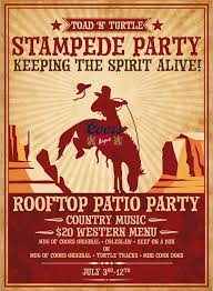 Rooftop Patio Stampede Party Toad N