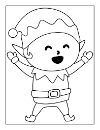 20 elf coloring pages free christmas