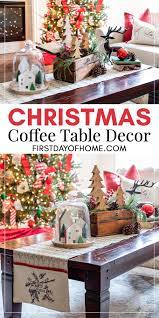 christmas coffee table decor