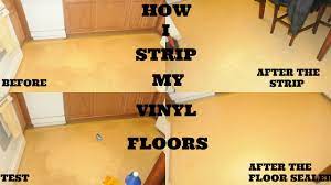 how i strip my vinyl floors you
