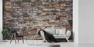 brick wallpaper brick effect wall
