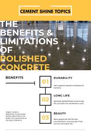 pros and cons of polished concrete