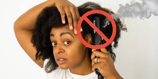avoid heat damage on natural hair