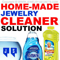 homemade jewelry cleaner solution