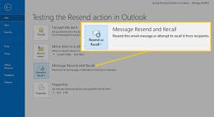 how to resend an email in outlook