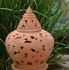 Ceramic Lantern Garden Lanterns