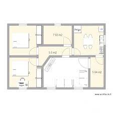 maison 100m2 plan dessiné par khaledtr83