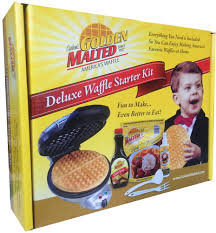 golden malted deluxe waffle starter kit