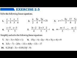 Ch 2 Linear Equation In One Variable