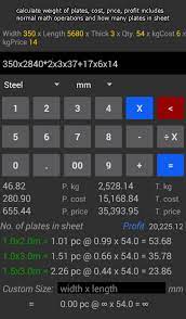 steel plate calculator 3 free