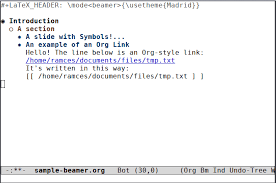 beautiful beamer slides with emacs