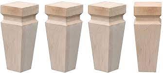 After i had my measurements checked, i started preparing the wood to make the feet. Wooden Unfinished Table Legs Replacement Furniture Legs 6 Inch Set Of 4 Solid Wood Coffee Table Legs Turned Table Legs Easy To Insta Square Furniture Feet Wood Amazon Co Uk Diy Tools