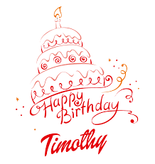 Timothy Happy Birthday Name Png