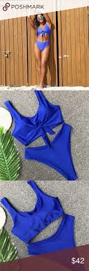 Azure High Cut Bikini