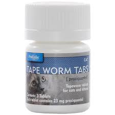 Tape Worm Tabs For Cats 3 Tablets