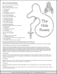 On the next large bead, say the our father. How To Pray The Rosary Coloring Page For Kids Thecatholickid Com