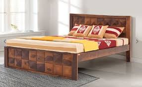 Royaloak Diamond Queen Size Bed Without