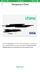 It can be used to buy things or. No Cvv For Temporary Card While I Wait 60 Days For Usps To Throw Away My Mail Of Course Chime Isn T Responding In Any Helpful Manner Chimebank