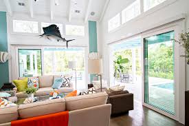 And it deftly balances smart tech with smart design. Hgtv Smart Home 2013 Tropical Family Room Jacksonville By Glenn Layton Homes