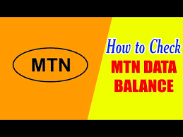 how to check my mtn data balance you