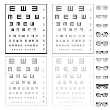 Eye Test Chart With Glasses
