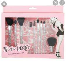 mega glitter makeup brush set