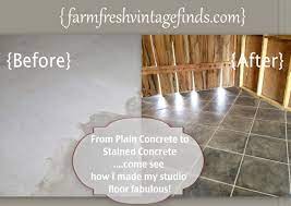 How To Stain Concrete Part 2