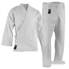 Proforce 12 Oz Karate Uniform Traditional Drawstring 100 Cotton White 0 Child 12 14