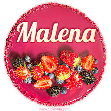 Happy Birthday Cake with Name Malena - Free Download — Download on  Funimada.com