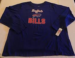Details About Buffalo Bills Long Sleeve T Shirt Ladies 3xl Scoop Neck Blue Womens Nfl