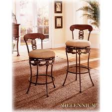 Signature design by ashley challiman 5 piece round counter table. D494 124 Ashley Furniture Dining Room 24inch Bar Stools