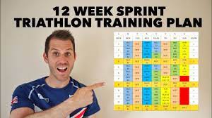 12 week sprint triathlon training plan
