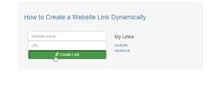 link dynamically using jquery