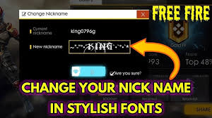 How to change name in free fire for free. Free Fire Name Font Create Your Very Own Unique Style Now