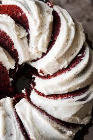 high alude red velvet bundt cake