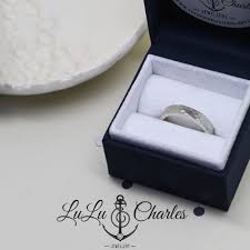 personalised cremation ring handmade