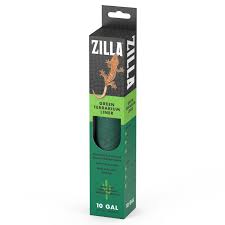 zilla terrarium liner green 10 gal