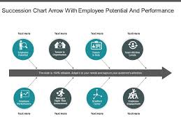 Succession Chart Arrow With Employee Potential And