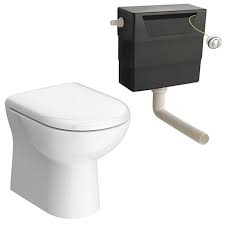 to wall toilet with soft close seat