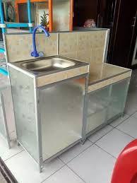 Pemakaian mesin cuci mampu mengurangi berantakan di tempat cuci piring di dapur atau di wastafel dapur. Meja Kompor Plus Tempat Cuci Piring Lazada Indonesia