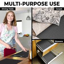 anti slip mat x2 roll rugs underlay