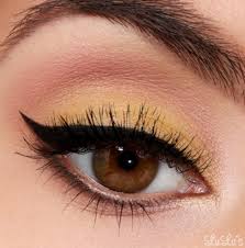 whimsy diy canary yellow makeup with