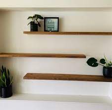 Walnut Floating Shelf Rustic Reclaimed